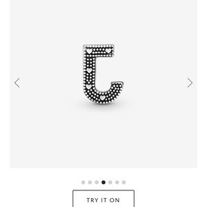 Letter J Alphabet Charm